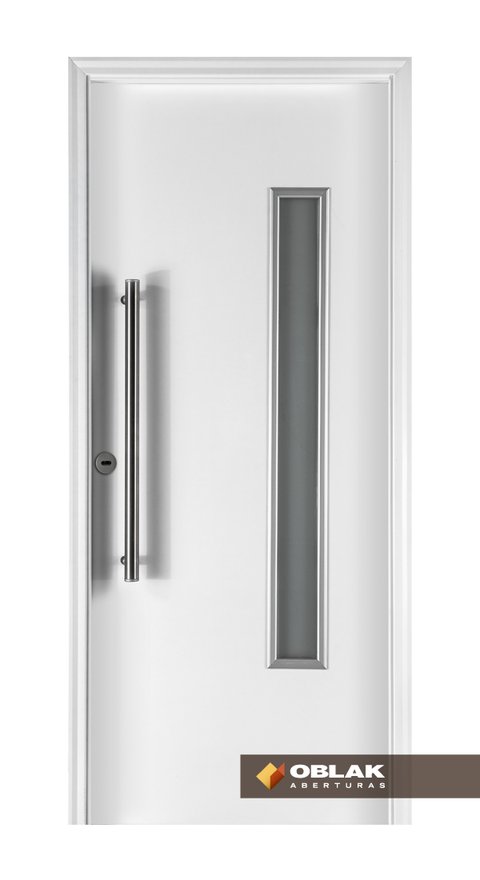 PUERTA EXTERIOR PRIMMA PLUS OBLAK 90CM BLANCO DER/IZQ MCH 1788