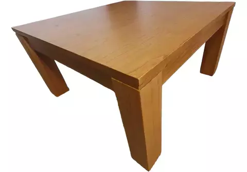 Mesa Ratona Madera Paraíso Maciza Cuadrada 75 Cm Living