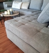Sofa Esquinero Panne gris con almohadon tirado 2.80 X 1.90 MT