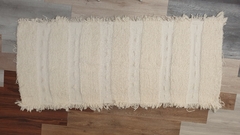 Alfombras living modernas lavables grande blanca 210 x 90 cm - comprar online