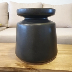 Jarrón Florero Gris Oscuro Grande Deco Hogar - comprar online