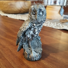 Imagen de Figura Decorativa Búho Metálico Artesanal 10 cm