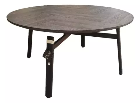 Mesa Ratona Hierro Negro 80 cm diám