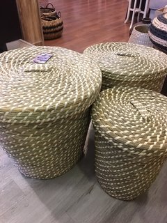 Canasto Seagrass set x 2 Bangkok - comprar online