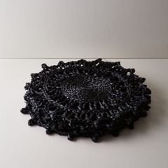 Individual Seagrass Negro 40 cm set x6 - comprar online