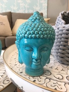 Buda Ceramica Cabeza Turquesa en internet
