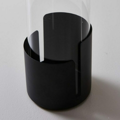 Fanal Hierro vidrio cilindrico set x 2 en internet