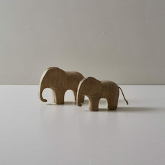 Adorno deco elefantes de poliresina x 2 - comprar online