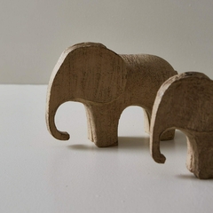 Imagen de Adorno deco elefantes de poliresina x 2