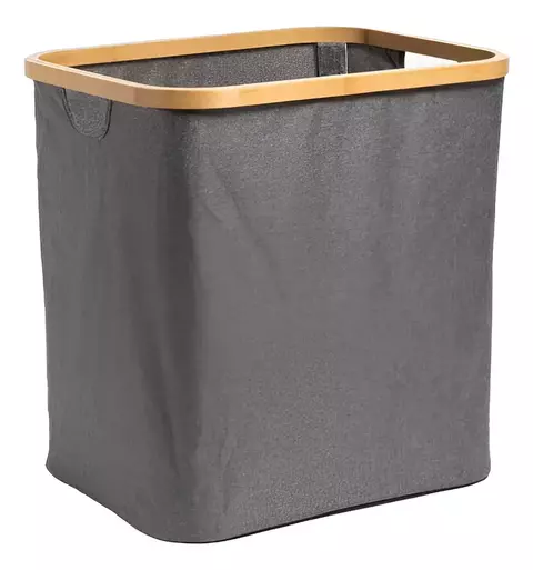 Cesto Para Ropa Sucia Baño Rectangular De Tela Plegable 40cm