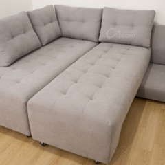 Esquinero Viena Sofa Cama en Panne Antimancha - comprar online