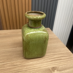 Jarron Botellón Ceramica Verde 23 cm - comprar online