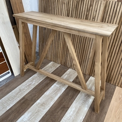 Mesa de arrime madera alamo lustre petiribi 100cm - comprar online