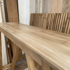 Mesa de arrime madera alamo lustre petiribi 100cm en internet