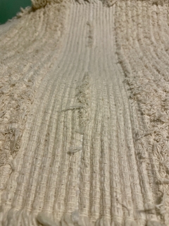 Alfombra tejida trama costado cama 60 cm - tienda online