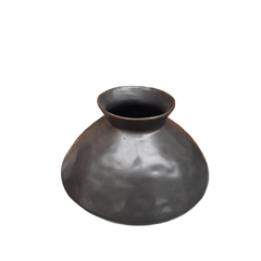Adorno Jarron Ceramica Negro - comprar online