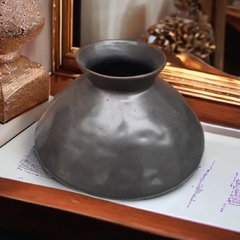 Florero cerámica Jarrón negro adorno decorativo living en internet