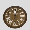 Reloj Madera Numeros Romanos Corporeos 40cm