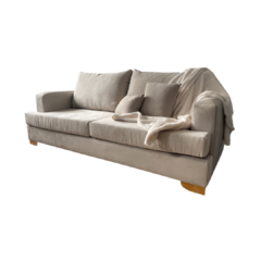 Sofa Maxximus Tapizado Panne Antimancha