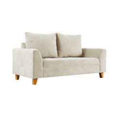 Sofa Tapizado en Panne Antimancha Tokkio