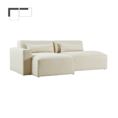 Sofa Angelo Tapizado en Panne Antimancha