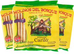 Galletitas de Arroz Clásicas - Molinos del Bosque - Cariló