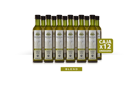 Caja de 12 botellas de 500ml de Aceite de Oliva Blend Virgen Extra