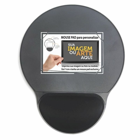 Mouse Pad Ergonomico com Apoio em Espuma Preto 1123 1 un Work Class