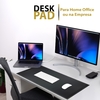 2000 - Desk Pad 78x32cm DUPLA FACE PRETO E MARROM C/ COSTURA - comprar online