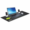 2001 - Desk Pad 78x32cm DUPLA FACE PRETO E MARROM SEM COSTURA