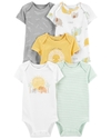 KIT 5 BODYS CARTERS SAFARI NEUTRO - comprar online