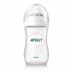 MAMADEIRA PÉTALA TRANSPARENTE 260ML AVENT