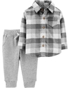 CONJUNTO 2 PECAS CARTERS CAMISA XADREZ FLANELADA