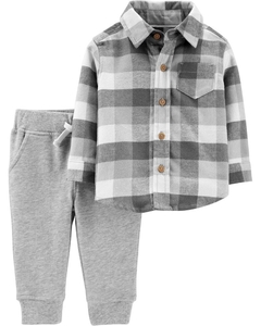 CONJUNTO 2 PECAS CARTERS CAMISA XADREZ FLANELADA