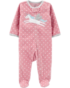 MACACÃO CARTERS FLEECE UNICORNIO