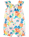 ROMPER CARTERS FLORAL BUBBLE