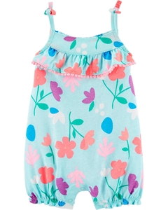 ROMPER CARTERS FLORAL ALCINHA