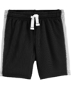 SHORT CARTERS  MESH PRETO COM CINZA