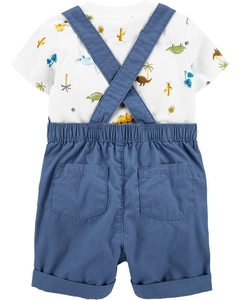 JARDINEIRA COM BLUSA CARTERS DINOSAUR - comprar online