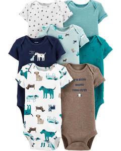 KIT 7 BODYS CARTERS CACHORRO