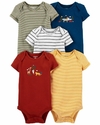 KIT 5 BODYS CARTERS BICHINHOS SAFARI