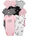 KIT 7 BODYS CARTERS ANIMAIS