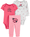 CONJUNTO 3 PECAS CARTERS JOANINHA BUMBUM