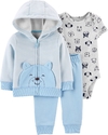 CONJUNTO 3 PECAS CARTERS FLEECE URSO