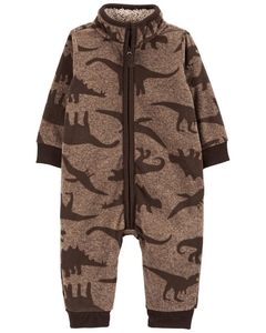 MACACÃO CARTERS FLEECE DINOSSAURO SEM PE