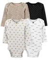 KIT 4 BODYS CARTERS ANIMAL PRINT FEM.