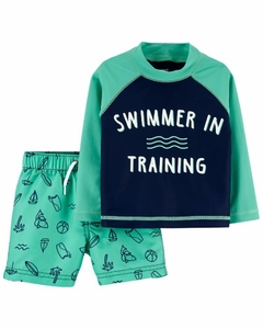 CONJUNTO 2 PECAS CARTERS COM PROTECAO UV SWIMMER IN TRAINING