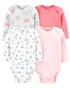 KIT 4 BODYS CARTERS RAPOSA ROSA