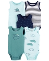 KIT 5 BODYS CARTERS REGATA HIPOPOTAMO