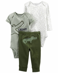 CONJUNTO 3 PECAS CARTERS ALLIGATOR